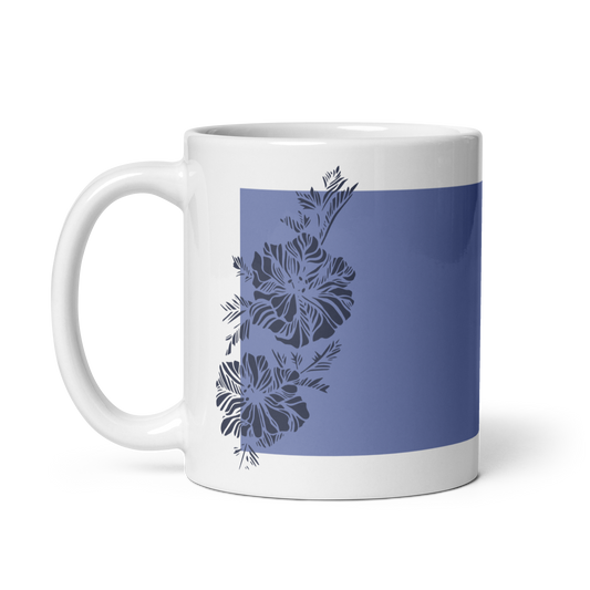 Indigo-on-woad Geranium Mug